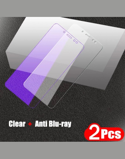 2 sztuk/partia pełne szkło hartowane dla Xiaomi Redmi Note 5 Pro 6 Screen Protector Blu-ray folia ochronna dla Redmi 5 Plus szkł