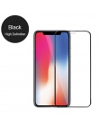 0.23mm 3D zakrzywione szkło hartowane dla iPhone X RONICAN miękka krawędź o wysokiej rozdzielczości blokujące niebieskie światło