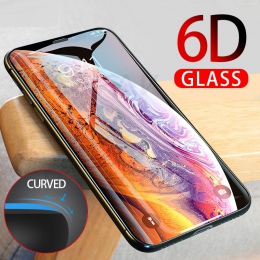 NAGFAK 6D zakrzywione pełne etui do Edge ochraniacz ekranu dla iPhone XS Max XR X 0.27mm szkło hartowane dla iPhone X 10 folia s