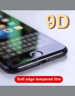 Nowy 9D pełna pokrywa miękkie krawędzi szkła hartowanego na iPhone 6 6 s 7 8 Plus osłona ekranu film dla iPhone X XR XS Max szkł