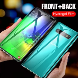 15D zakrzywione hydrożel miękka folia do Samsung Galaxy S10E S8 S9 S10 PLus Protector pełne uwaga 8 9 ochronne film nie szkło