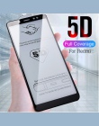 5D pełna pokrywa szkło hartowane dla Xiaomi Redmi 5 Plus Redmi Note 5 6 7 Pro Screen Protector dla Redmi 4X6 ochrona folia ze sz