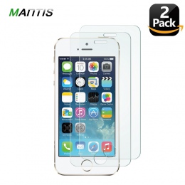 MANTIS 2.5D 0.26 MM [2 opakowanie] szkło ochronne na IPhone 5S 4 Screen Protector dla IPhone 5 SE 6 6 S 7 8 Plus X XS Max XR Fil