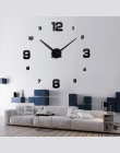 Duży zegar ścienny zegarek 3d zegary ścienne de pared dekoracji domu 3d naklejki ścienne specjalny salon akcesoria do dekoracji 