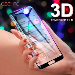 3D pełna pokrywa szkło hartowane dla Huawei Honor 10 9 8 folia ochronna na ekran Lite na Honor V10 V9 grać szkło folia ochronna