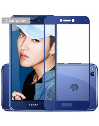 Dreamysow dla Huawei P inteligentny szkło hartowane do telefonu Huawei Honor 8 Lite Nova 2i 3i 7X pełna pokrywa kolorowy ekran f