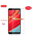 2 sztuk szkła dla Xiaomi Redmi S2 szkło hartowane Redmi 6 6A Pro od krawędzi Xiaomi Redmi S2 Y2 folia ochronna szkło 7 7A