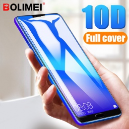 10D pełna pokrywa szkło hartowane na Huawei Honor 10 9 8 folia ochronna na ekran Lite dla Huawei Mate 20 Lite Pro X folia ochron