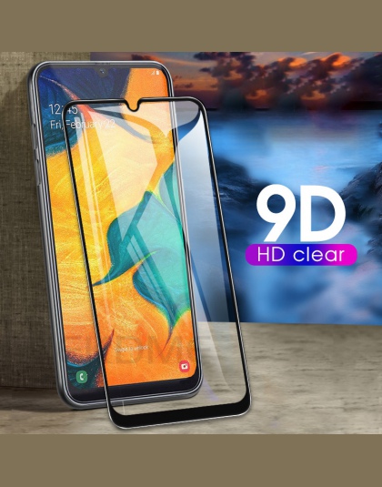 9D pełna pokrywa szkło hartowane dla Samsung Galaxy A30 A50 M30 M10 M20 M40 ochronne na ekran do Samsung A10 A20 a60 A40 A70 szk