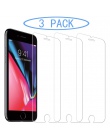 Ascromy 3 sztuk dla iPhone 8 Plus osłona ekranu 2.5D szkło hartowane 9 H ochrona dla iPhone 7 6 6 S X XS Max XR Screenprotector