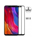 2-Pack wcześniej mi um ochraniacz ekranu ze szkła hartowanego Xiao mi mi 8 Lite mi 8 mi 8 pełna pokrywa szkło ochronne Film Xiao