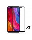 2-Pack wcześniej mi um ochraniacz ekranu ze szkła hartowanego Xiao mi mi 8 Lite mi 8 mi 8 pełna pokrywa szkło ochronne Film Xiao