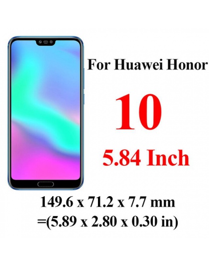 Osłona ekranu dla huawei honor 7a 7c 7x pro 9 lite widok 8 10 szkło hartowane dla huawei honer 7 c x 9 lite V8 V10 film