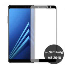 Pełna pokrywa szkło hartowane dla Samsung Galaxy A8 A8 Plus 2018 ochraniacz ekranu dla A8 A8 + A530F A530 A730 szkło ochronne fi