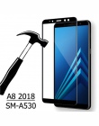 Pełna pokrywa szkło hartowane dla Samsung Galaxy A8 A8 Plus 2018 ochraniacz ekranu dla A8 A8 + A530F A530 A730 szkło ochronne fi