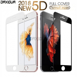 5D ochraniacz ekranu szkło ochronne na dla iPhone 6 6 s 7 8 Plus szkło szkło hartowane dla iPhone X 10 5 5S SE pokrywa szklana f