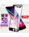 5D ochraniacz ekranu szkło ochronne na dla iPhone 6 6 s 7 8 Plus szkło szkło hartowane dla iPhone X 10 5 5S SE pokrywa szklana f