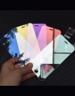 Efekt lustra szkło hartowane Screen Protector dla iPhone X XR XS Max 5S 5C SE 6 6 S 7 8 plus kolorowe pełna pokrywa folia ochron