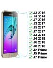 Szkło hartowane dla Samsung Galaxy J3 J5 J7 2016 2017 J2 J5 J7 osłona na ekran Prime dla Samsung J2 J4 J6 j8 folia ochronna