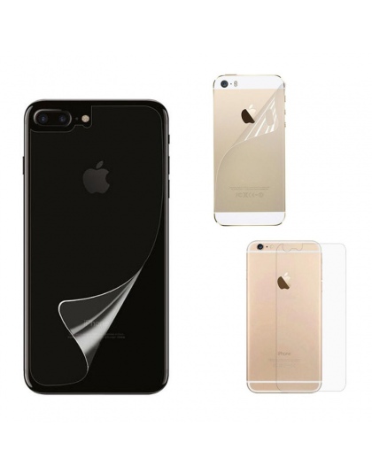 Przezroczysty przezroczysty matowy błyszczący straż Protector folia ochronna do iphone 5 5S SE 6 6 S 7 8 Plus X XR XS Max z powr