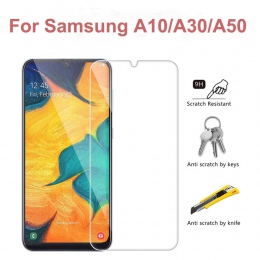 9 H szkło hartowane dla Samsung Galaxy A10 A30 A50 M10 M20 M30 folia ochronna na ekran do Samsung A9 a7 2018 A9S Film