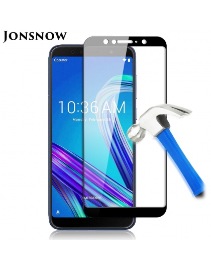 Szkło hartowane dla ASUS ZenFone Max Pro M1 ZB602KL ZB555KL pełny ekran Protector dla Asus Zenfone 5 ZE620KL ochronna 9 H szkło