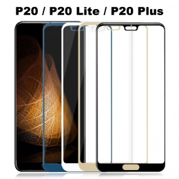 Pełna pokrywa szkło hartowane P20 Lite szkło dla Huawei P20 Lite Plus osłona ekranu P20Lite P 20 folia ochronna glas