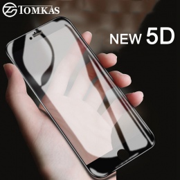 TOMKAS szkło ochronne na dla iPhone 6 S 7 ekran hartowany szkło Protector 5D szkło ochronne dla iPhone 6 S 8 Plus X film