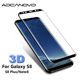 3D szkło ochronne dla samsung s8 galaxy s8 plus 9 H pełna pokrywa ochraniacz ekranu szkło hartowane na samsung note 8 galaxy s8