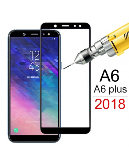 Szkło hartowane dla Samsung Galaxy A6 2018 A6plus A600F osłona ekranu dla Samsung A6 Plus A6 + 6 folia ochronna pokrywa