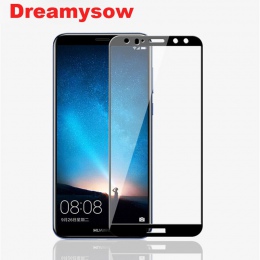 Pełna pokrywa szkło hartowane dla Huawei Mate 10 lite Y7 Pro Y7 Prime 2018 ochraniacz ekranu Nova2i Honor9i 7C Coque folia ochro