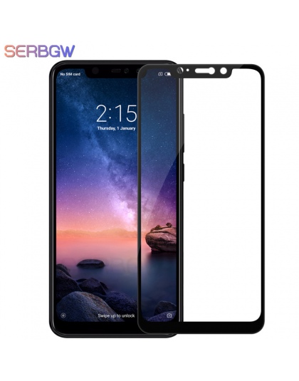 Pełna pokrywa szkło hartowane na Xiaomi Redmi 6 Pro 6A S2 5 Plus 5A Redmi Note 6 Pro 7 Screen Protector futerał ochronny