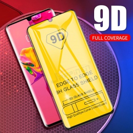 9D szkło hartowane dla Huawei Nova 4 3 3i Honor 10 pokaż 20 grać 8X Mate 20 P30 Lite P smart Plus 2019 na pełnym ekranie szkło o