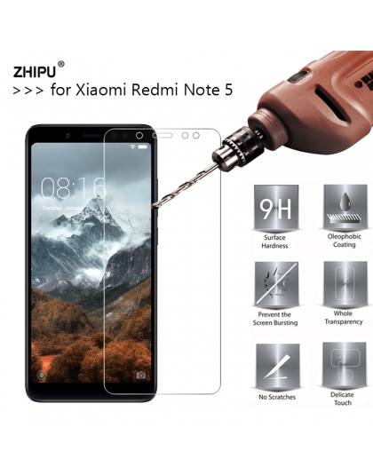 2.5D 0.26mm 9 H Premium szkło hartowane dla Xiaomi Redmi uwaga 5 Screen Protector hartowane folia ochronna dla Redmi uwaga 5