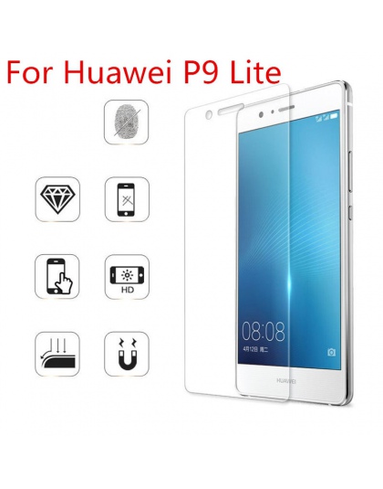 Szkło hartowane dla Huawei P9 folia ochronna na ekran Lite Premium Premium 9 H 2.5D 0.3mm Anti-scratch folia ochronna do Huawei 