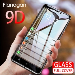 FlanaGan 9D pełna pokrywa szkło hartowane dla Samsung Galaxy A5 A3 A7 2017 folia ochronna na ekran do Galaxy A6 A8 j4 J6 Plus 20