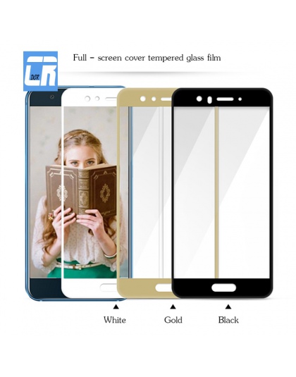 Pełna pokrywa ochraniacz ekranu szkło hartowane film dla huawei nova 2 p8 p9 p10 plus lite folia ochronna do huawei y5 y6 y7 201
