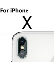 Jasne z powrotem do aparatu ochronne szkło hartowane ochraniacz ekranu folia do Apple iPhone X XR XS Max 10 8 7 6 S 6 Plus