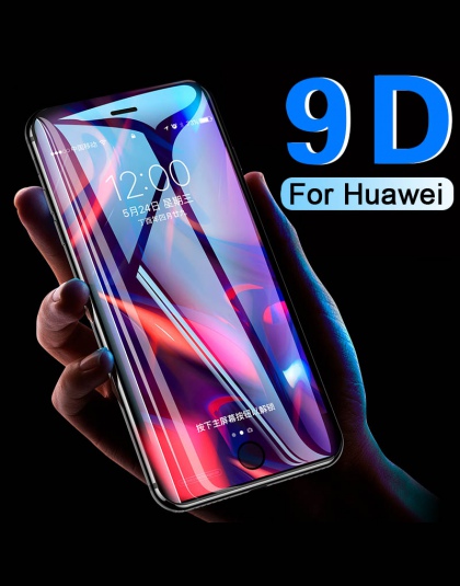 9D szkło dla huawei nova 3 3i szkło ochronne dla huawei y9 2019 y5 lite y6 y7 prime 2018 JKM-LX1 P inteligentny Z osłona ekranu 