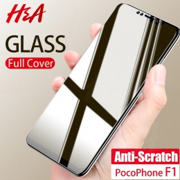 H & A szkło ochronne na dla Xiaomi Pocophone F1 Max 3 2 uwaga 3 A1 A2 Lite hartowane ekran protector 0.27mm A2 Lite F1 szkło