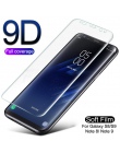 9D pełna pokrywa folia ochronna na ekran do Samsung Galaxy S8 S9 uwaga 8 9 S7 S9 S8 A6 A8 Plus 2018 ochronna miękka folia nie sz