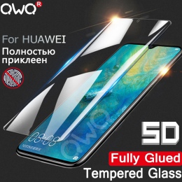 5D pełne kleju hartowanego szkła dla Huawei P20 P30 Mate 20 Lite Pro P inteligentny folia ochronna na ekran do Huawei p10 Lite p