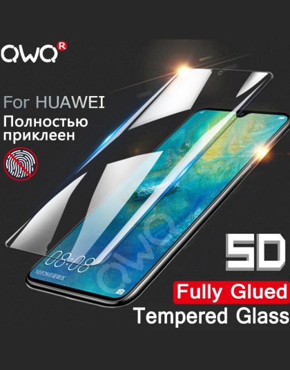 5D pełne kleju hartowanego szkła dla Huawei P20 P30 Mate 20 Lite Pro P inteligentny folia ochronna na ekran do Huawei p10 Lite p