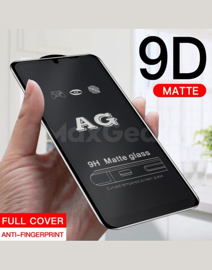 Matowy matowy 9D 9 H szkło hartowane dla Xiaomi Redmi Note 7 6 5 Pro 5A 5 Plus 6A Anti odciski palców peeling folia ochronna na 