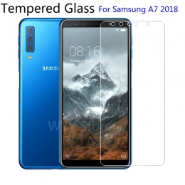 9 H szkło hartowane dla Samsung Galaxy A7 2018 folia ochronna na ekran do Samsung Galaxy A7 2018 2.5d ochrony glas