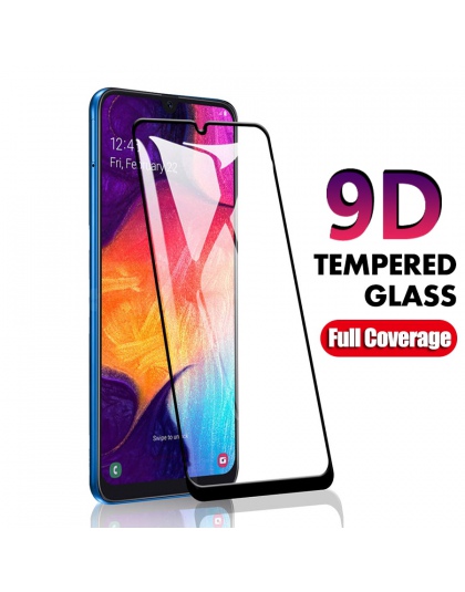 9D szkło ochronne do Samsung Galaxy A50 A40 A70 A20 A80 M30 A30 pełna pokrywa szkło hartowane dla Samsung A 50 50A ekran Glas