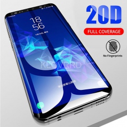 3D 20D pełna zakrzywione pełna pokrywa szkło hartowane dla Samsung Galaxy S10E S8 S9 Plus S7 uwaga 8 9 A8 a6 2018 Screen Protect