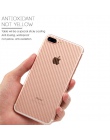 Magtim 2 sztuk/partia jasne 3D z włókna węglowego z powrotem folia ochronna dla iPhone 7 8 PLUS 6 6 S 5S trwałe z powrotem Film 