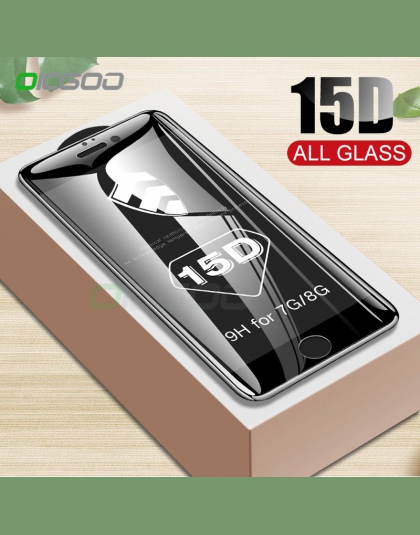 OICGOO 15D szkło hartowane dla Apple iPhone 7 8 ochraniacz ekranu Xr X Xs Max szkło ochronne dla iPhone X 6 6 s 7 8 Plus szkło