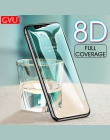 GVU 8D pełna pokrywa szkło hartowane dla iphone X 10 6 7 8 metalowa krawędź folia ochronna na ekran do iphone 6 S 7 8 Plus 5 5S 